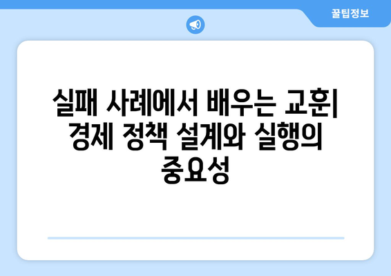 경제 정책의 실패 사례 분석