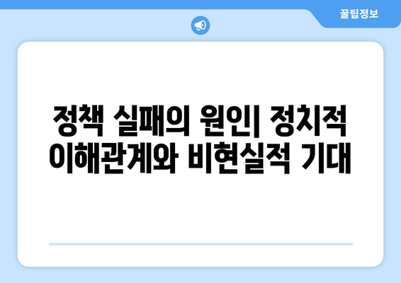 경제 정책의 실패 사례 분석