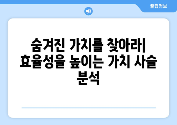 경제적 가치 사슬의 이해와 개선 방안