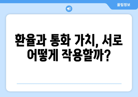 통화 가치와 환율 간의 관계 이해하기